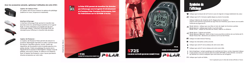 Page 1 de la notice Manuel utilisateur Polar S725