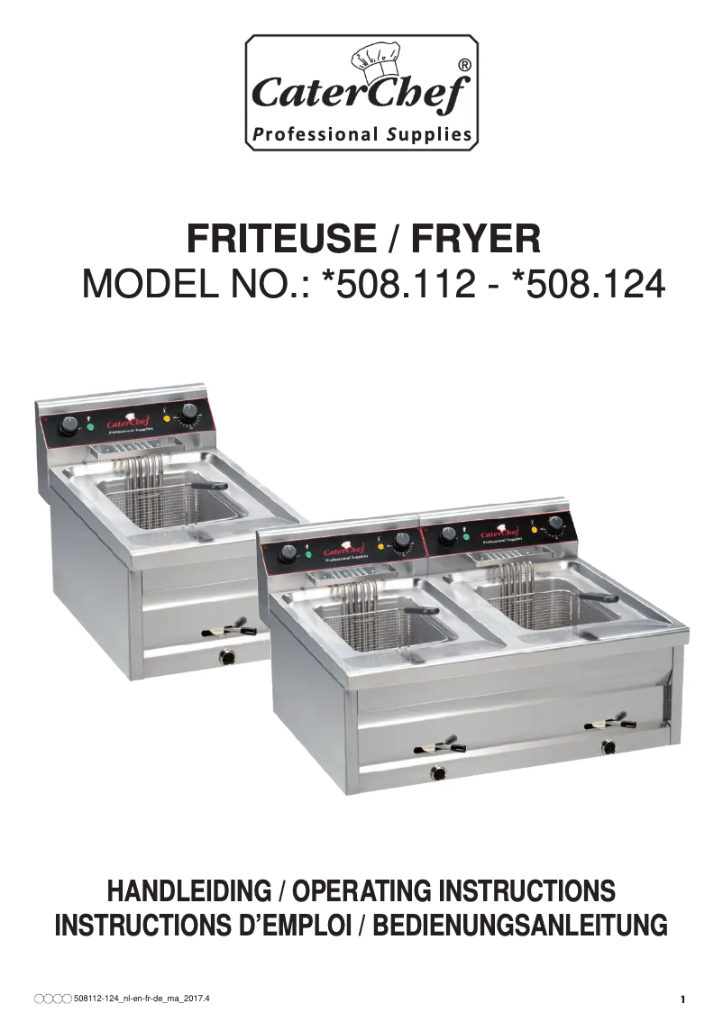 Image de la première page du manuel de l'appareil 508124