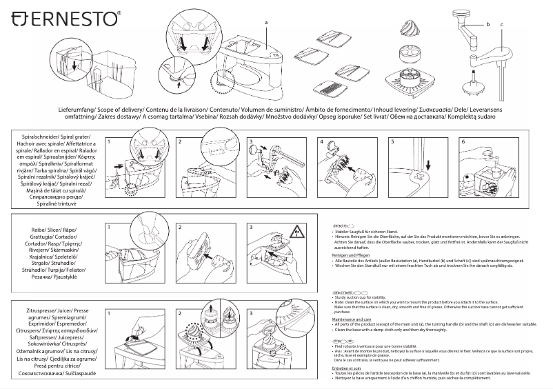 Page 1 de la notice Manuel utilisateur Ernesto IAN 285477