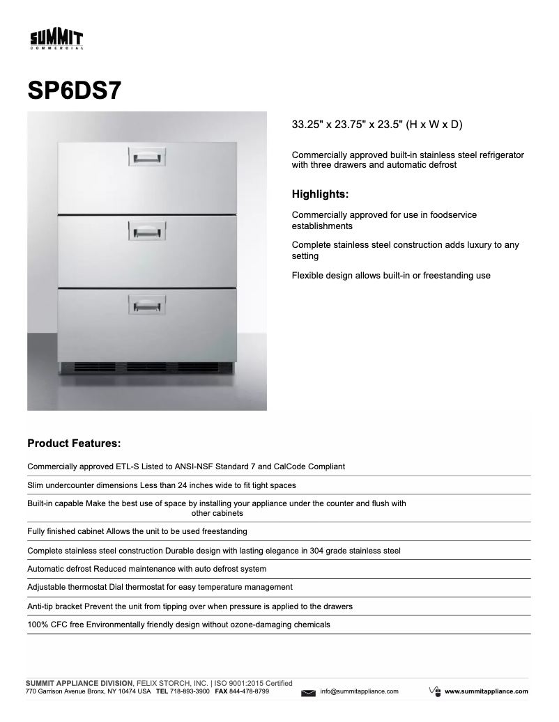 Image de la première page du manuel de l'appareil SP6DS7