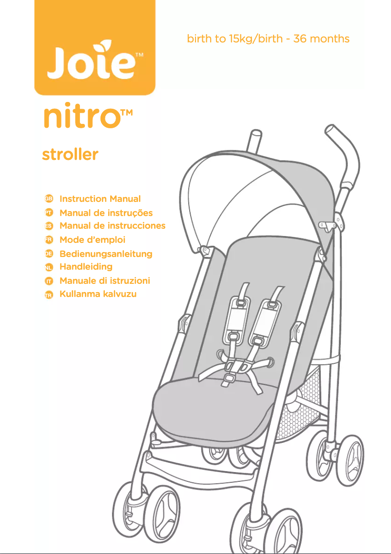 Page 1 de la notice Manuel utilisateur Joie Nitro