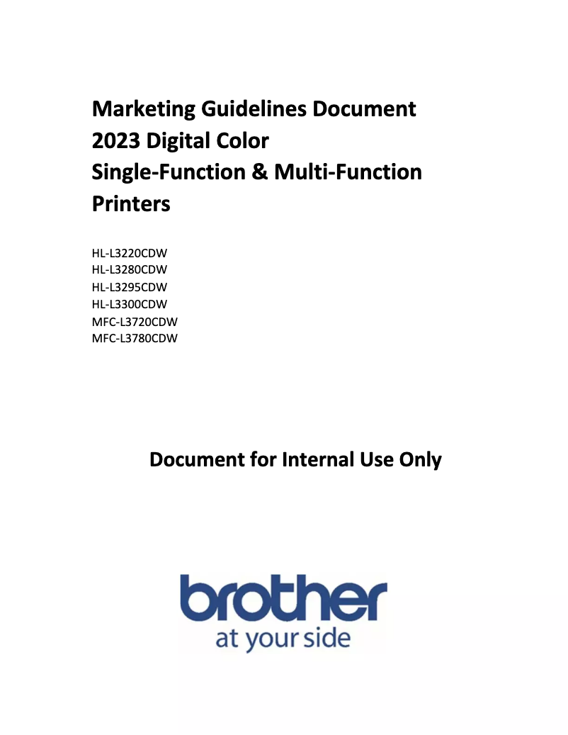 Page n°1 - Manuel utilisateur Brother MFC-L3780CDW