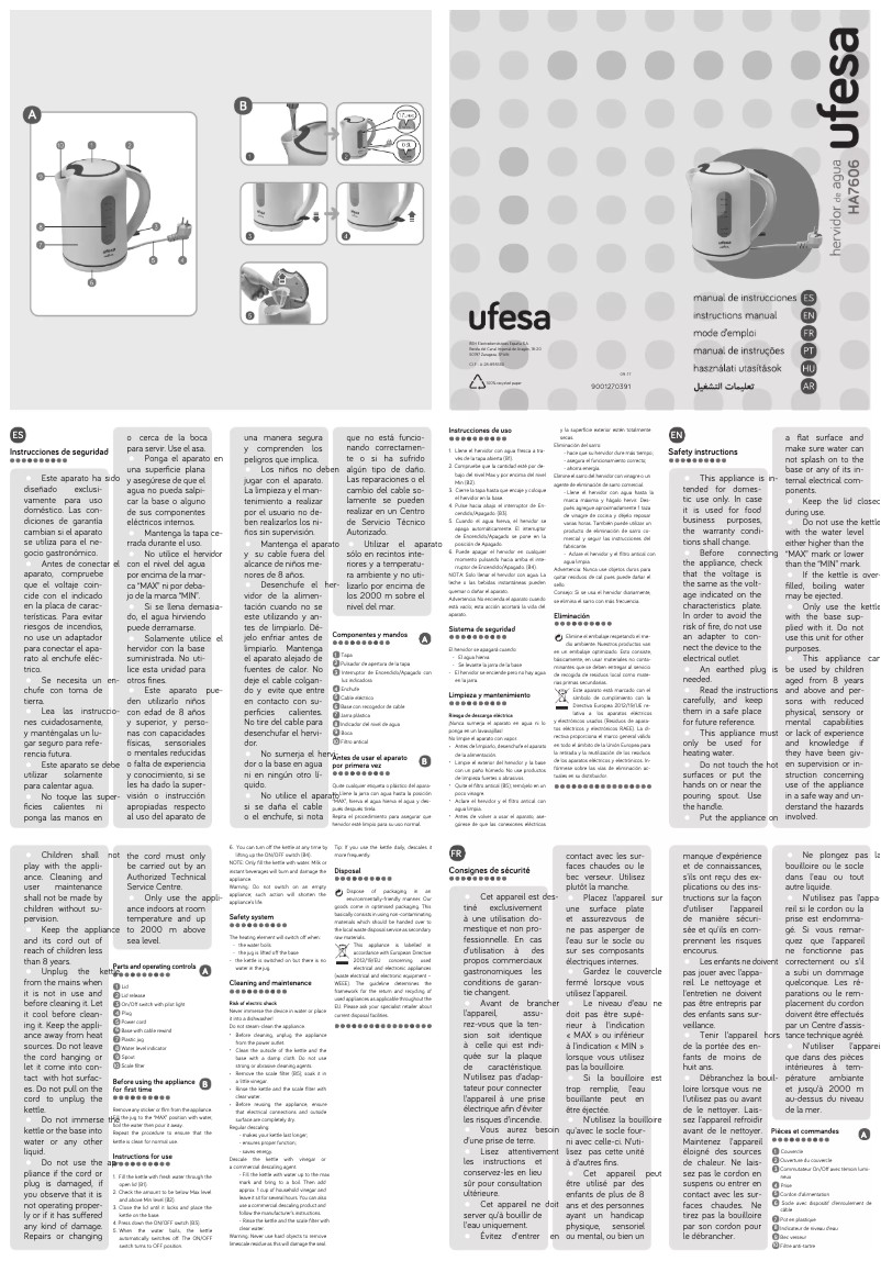 Image de la première page du manuel de l'appareil Activa HA7606