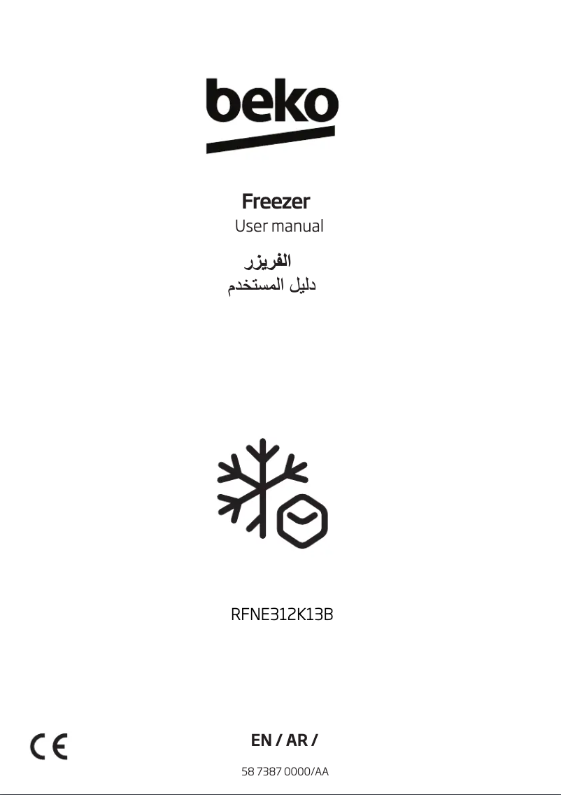 Image de la première page du manuel de l'appareil RFNE312K13B
