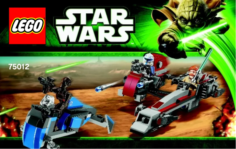Page n°1 - Manuel utilisateur Lego Star Wars 75012