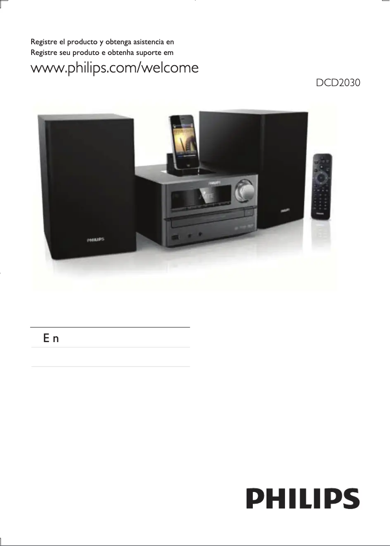 Page n°1 - Manuel utilisateur Philips DCD2030