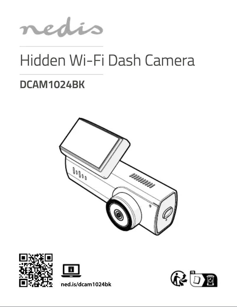 Page 1 de la notice Manuel utilisateur Nedis DCAM1024BK