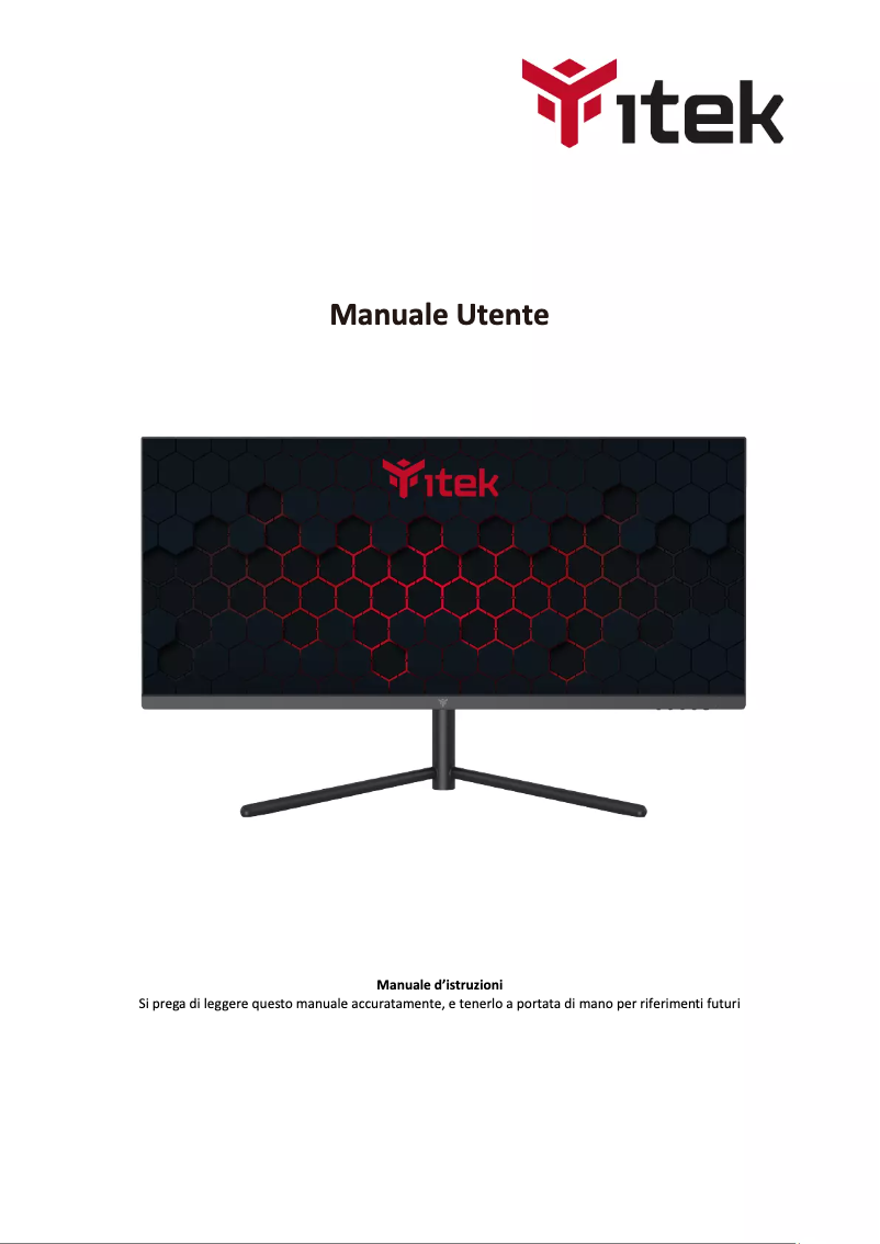 Page n°1 - Manuel utilisateur iTek ITMF30V104FHD