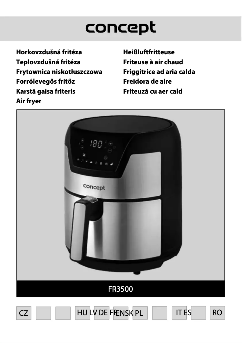 Image de la première page du manuel de l'appareil FR3500