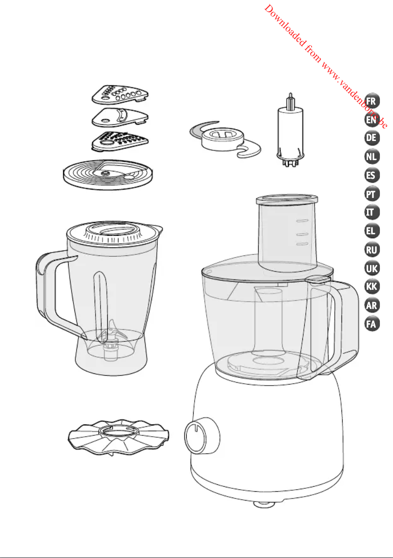 Image de la première page du manuel de l'appareil Easy Force FP244110