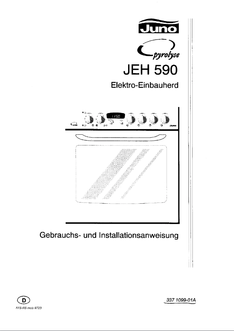 Page 1 de la notice Manuel utilisateur Juno JEH590B