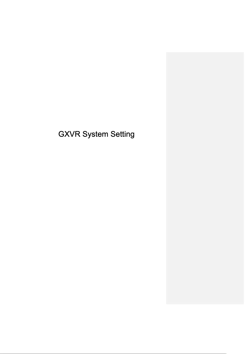 Page n°1 - Manuel utilisateur Uniden GXVR55840