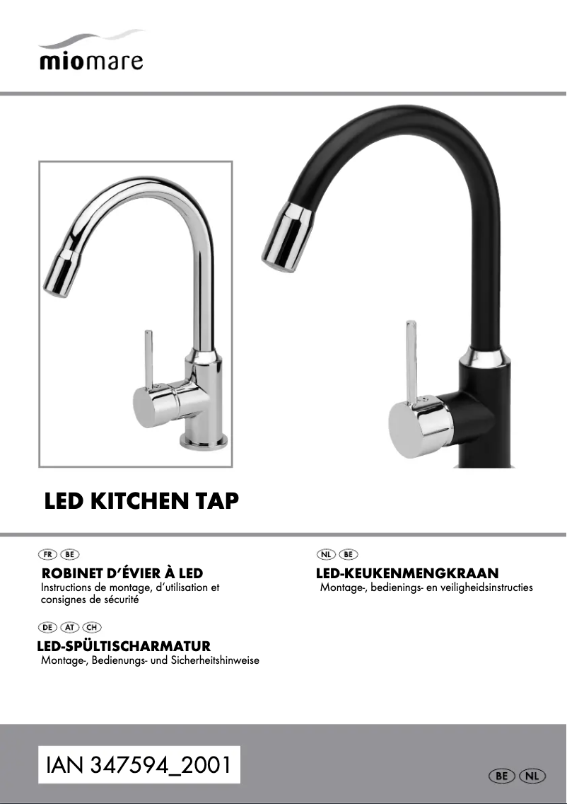 Image de la première page du manuel de l'appareil IAN 347594