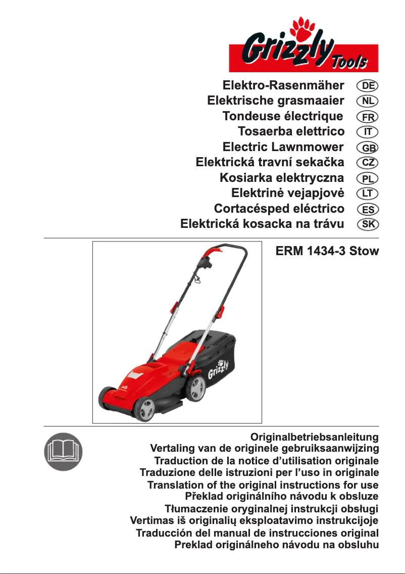 Page 1 de la notice Manuel utilisateur Grizzly ERM 1434-3 Stow