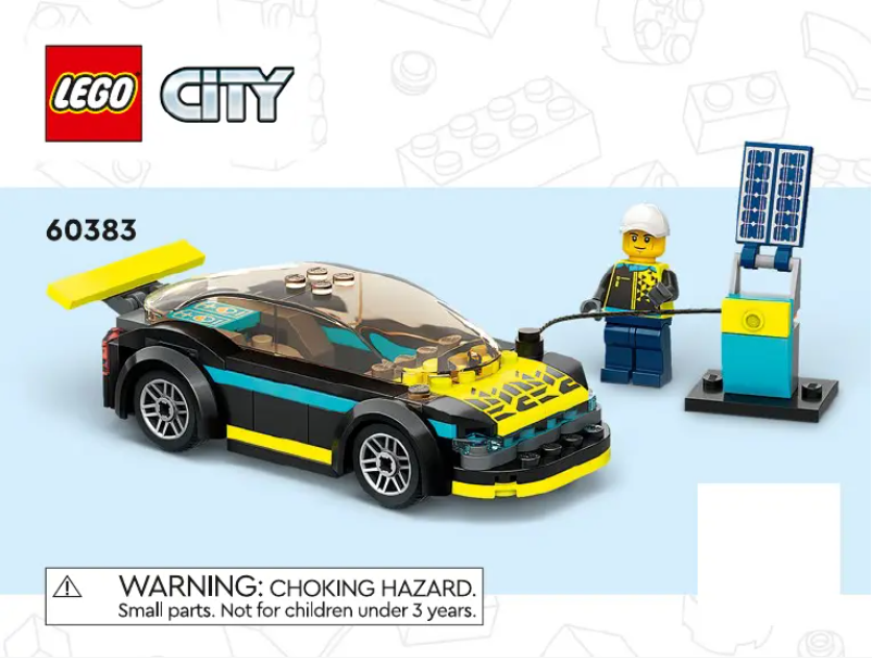 Página 1 del manual Instrucciones visuales Lego City 60383