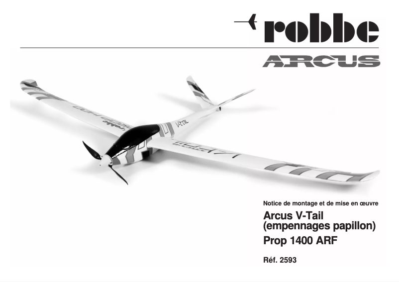 Page 1 de la notice Manuel utilisateur Robbe Arcus