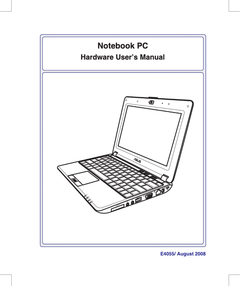 Page 1 de la notice Manuel utilisateur Asus N10Jc-A1