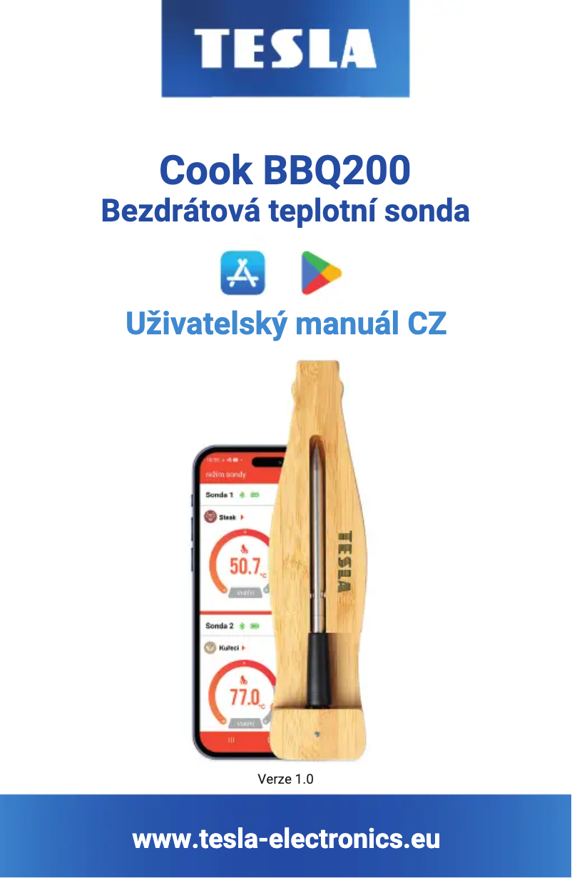 Image de la première page du manuel de l'appareil Cook BBQ200