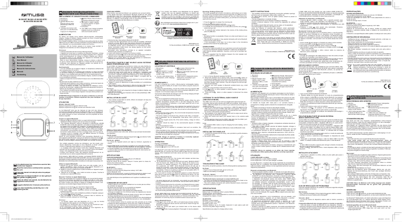 Page 1 de la notice Manuel utilisateur Muse M-360 BTB