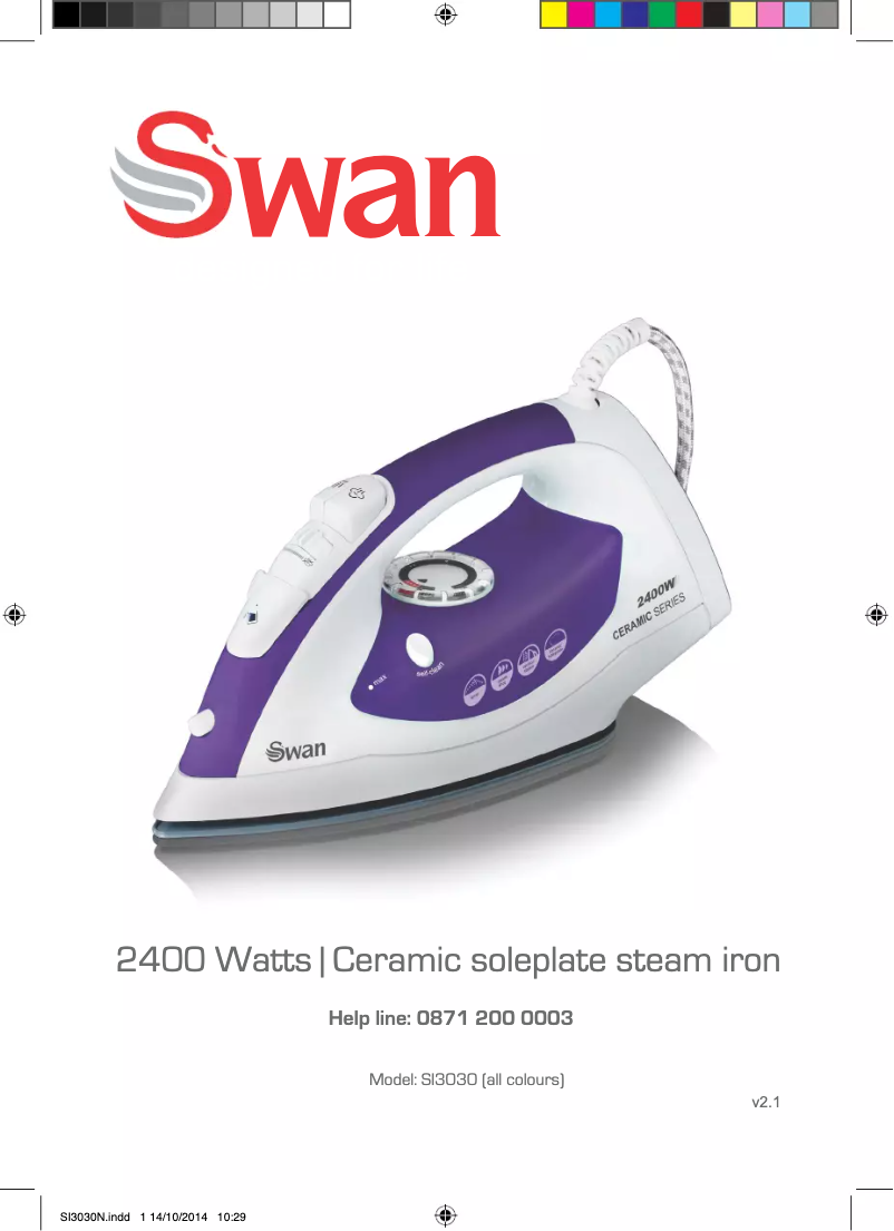 Página 1 del manual Manual de usuario Swan SI3030N