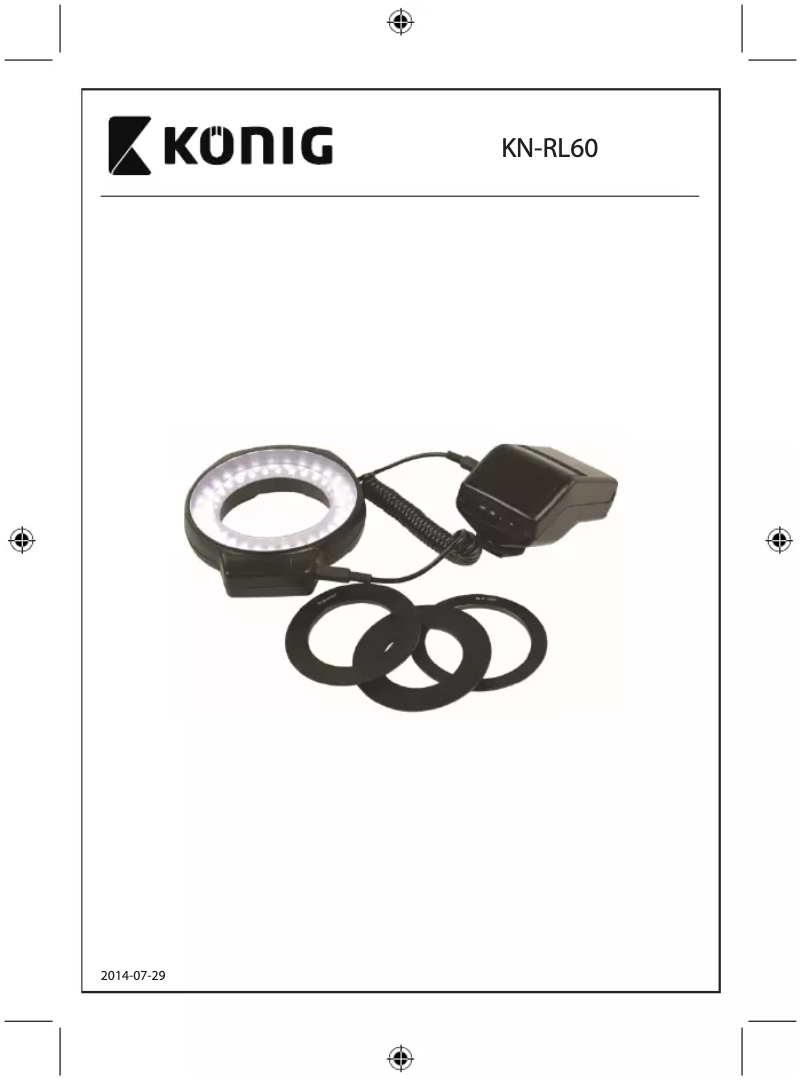 Page n°1 - Manuel utilisateur Konig KN-RL60N