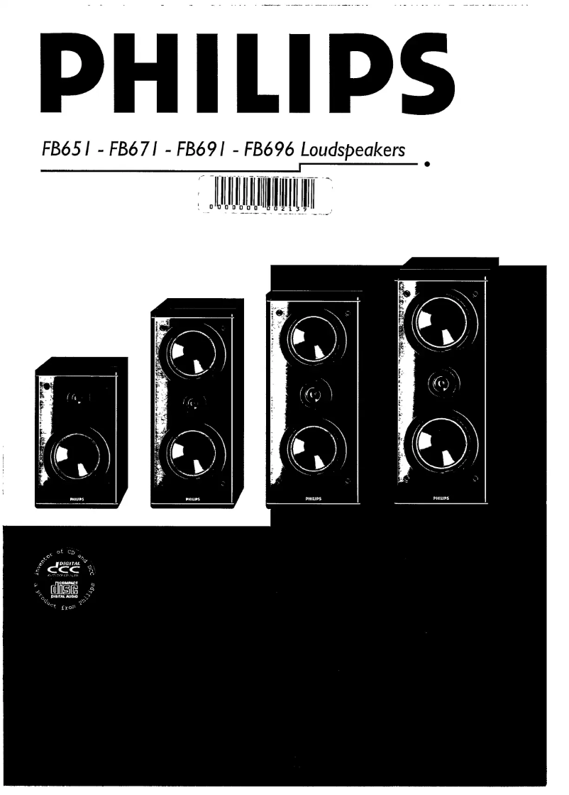 Page n°1 - Manuel utilisateur Philips FB671