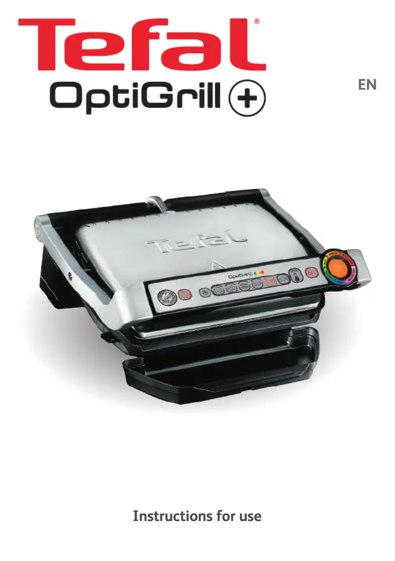 Page 1 de la notice Manuel utilisateur Tefal OptiGrill+ GC713D