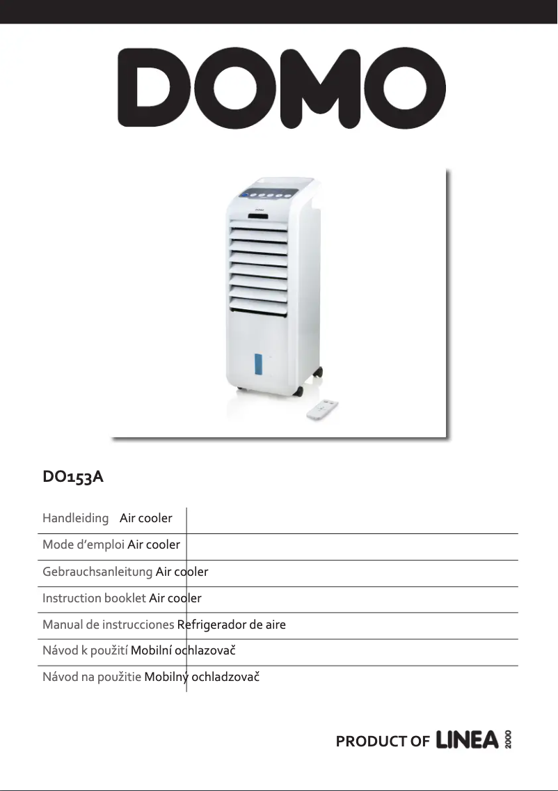 Page n°1 - Manuel d'utilisation et d'entretien Domo DO153A