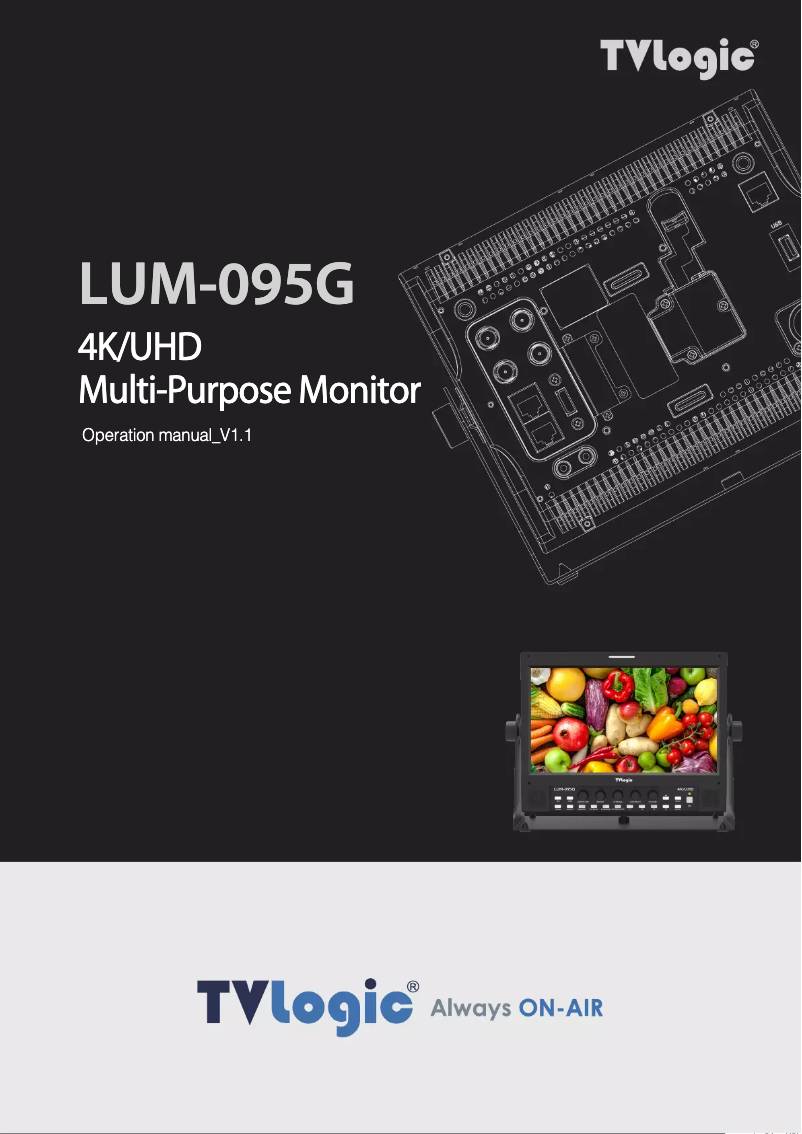 Image de la première page du manuel de l'appareil LUM-095G