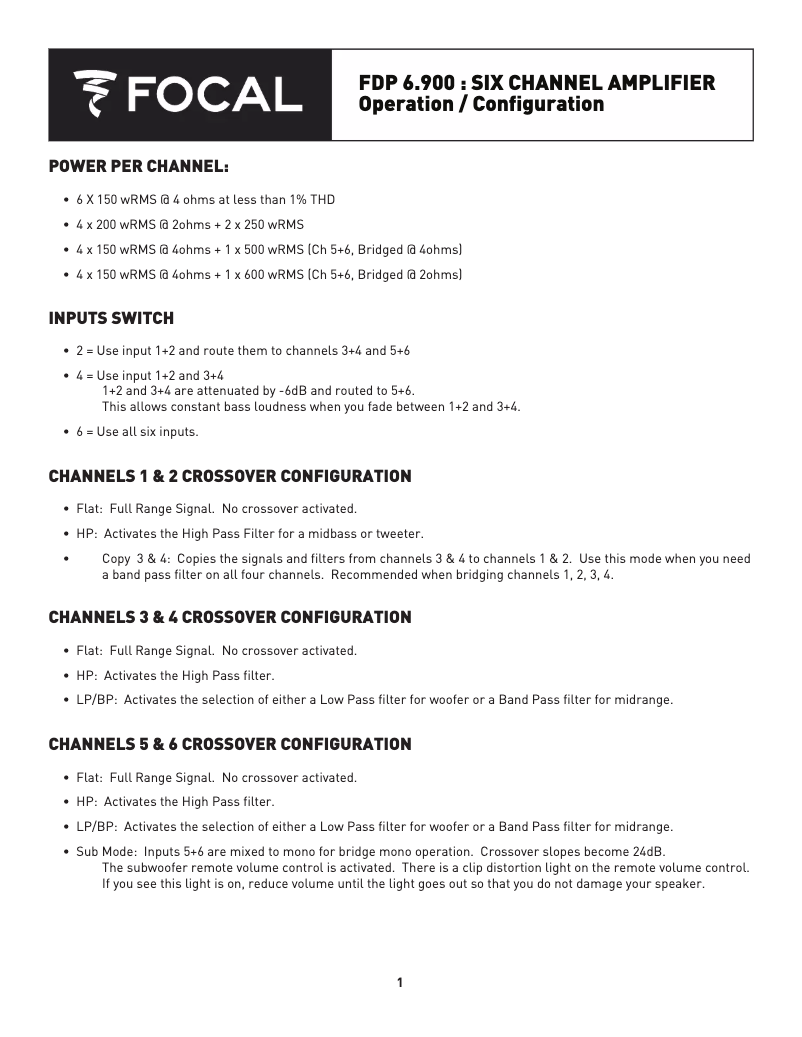 Image de la première page du manuel de l'appareil FDP 6.900