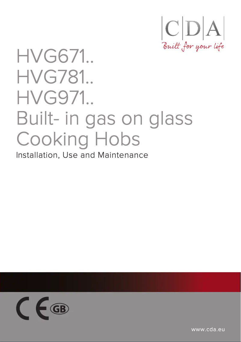 Image de la première page du manuel de l'appareil HVG971BL