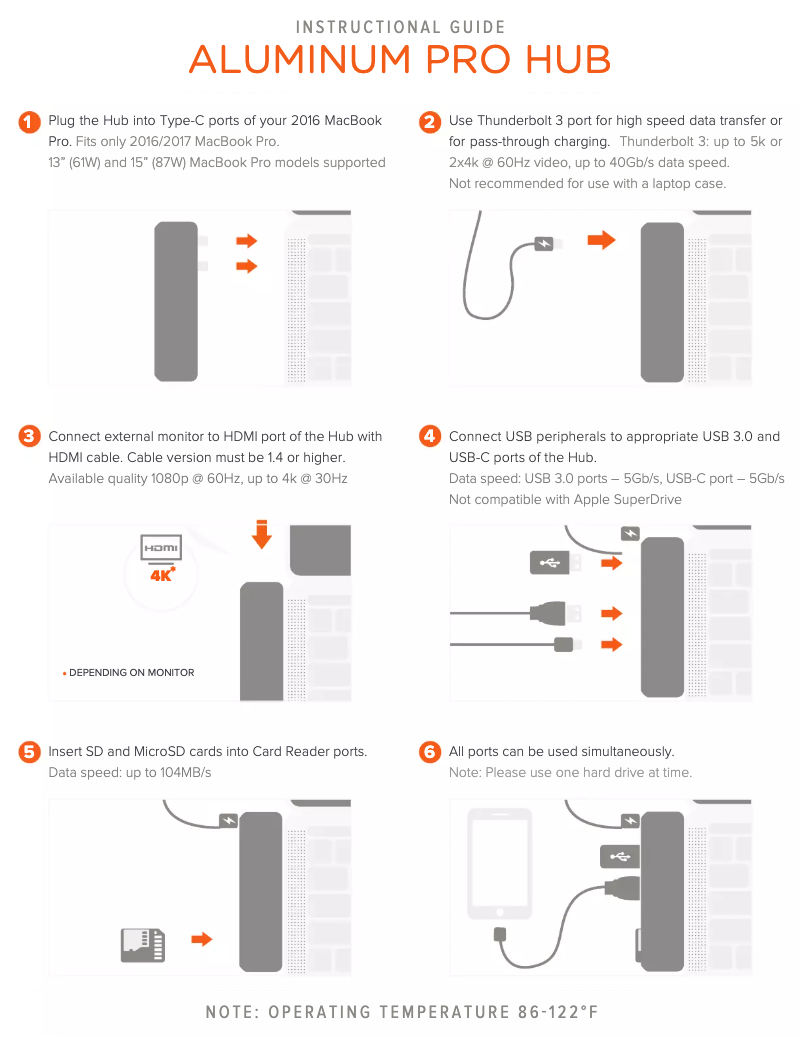 Page 1 of the manual User Manual Satechi ST-CMBPG