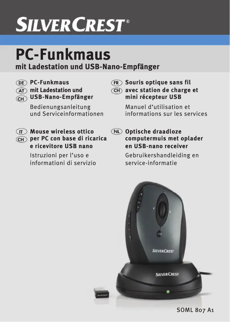 Image de la première page du manuel de l'appareil SOML 807 A1