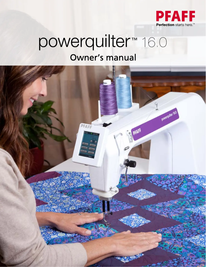 Page n°1 - Manuel utilisateur Pfaff PowerQuilter 16.0