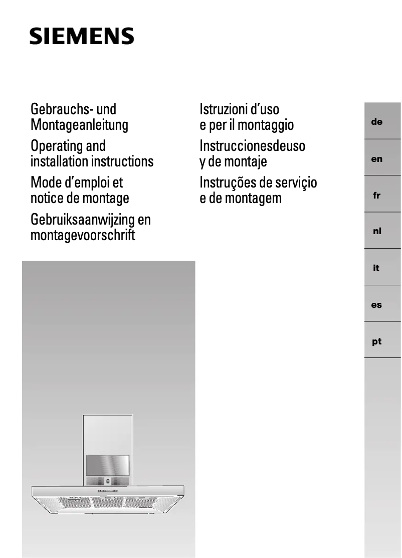 Image de la première page du manuel de l'appareil LC956BC60