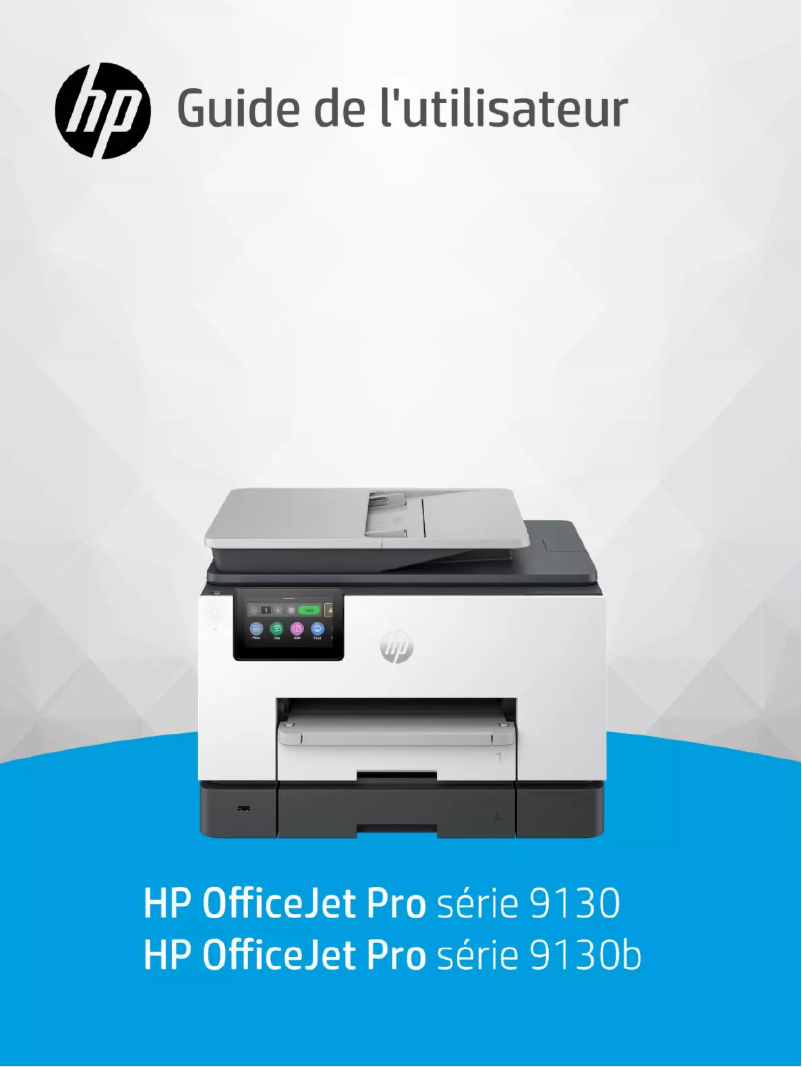 Page n°1 - Manuel utilisateur HP Officejet 9130