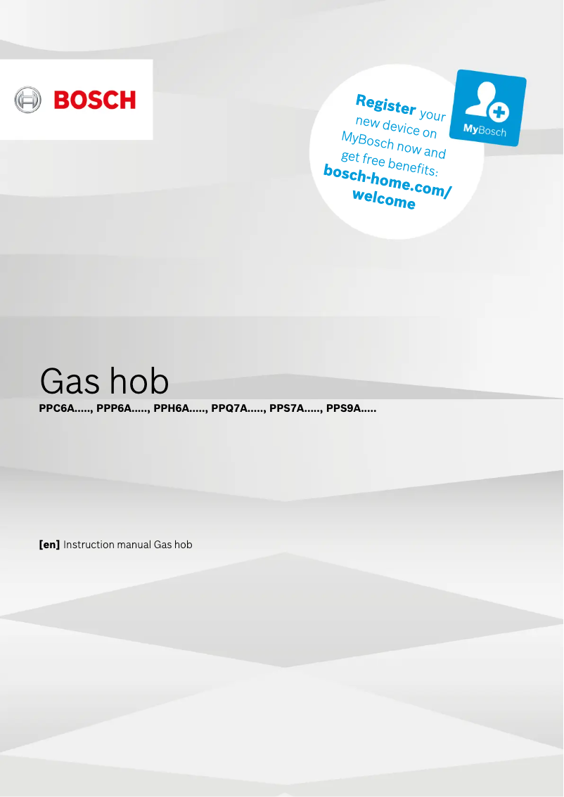 Page 1 de la notice Manuel utilisateur Bosch Serie 6 PPQ7A8B90