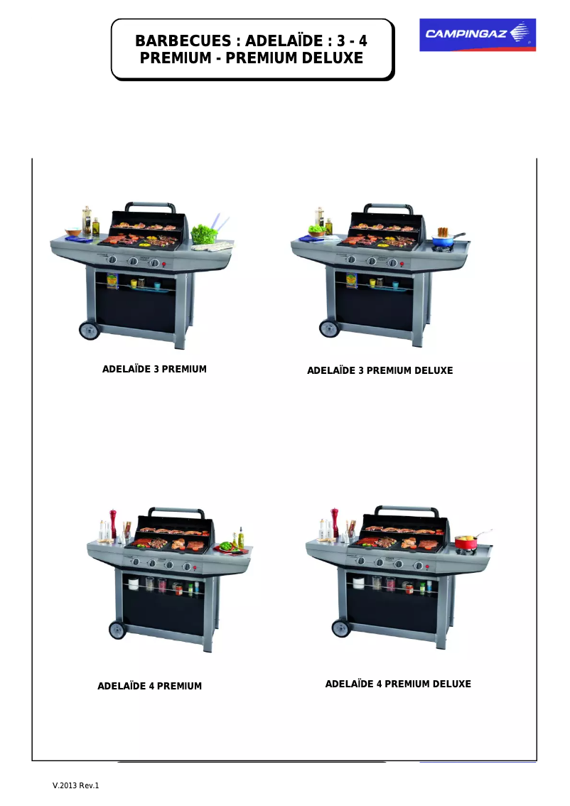 Imagen de la primera página del manual del dispositivo Adelaide 4 Premium Deluxe
