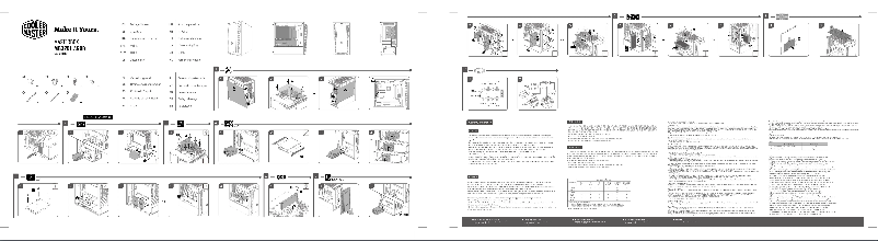 Imagen de la primera página del manual del dispositivo MasterBox MB320L