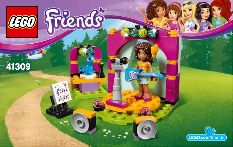 Page 1 de la notice Manuel utilisateur Lego Friends 41309
