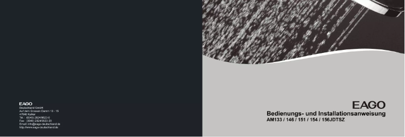 Image de la première page du manuel de l'appareil AM133