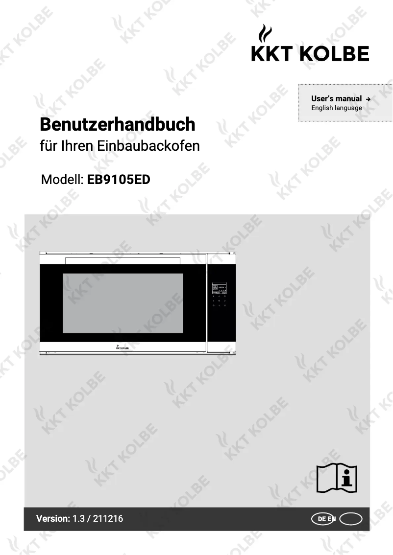 Page 1 de la notice Manuel utilisateur KKT Kolbe EB9105ED