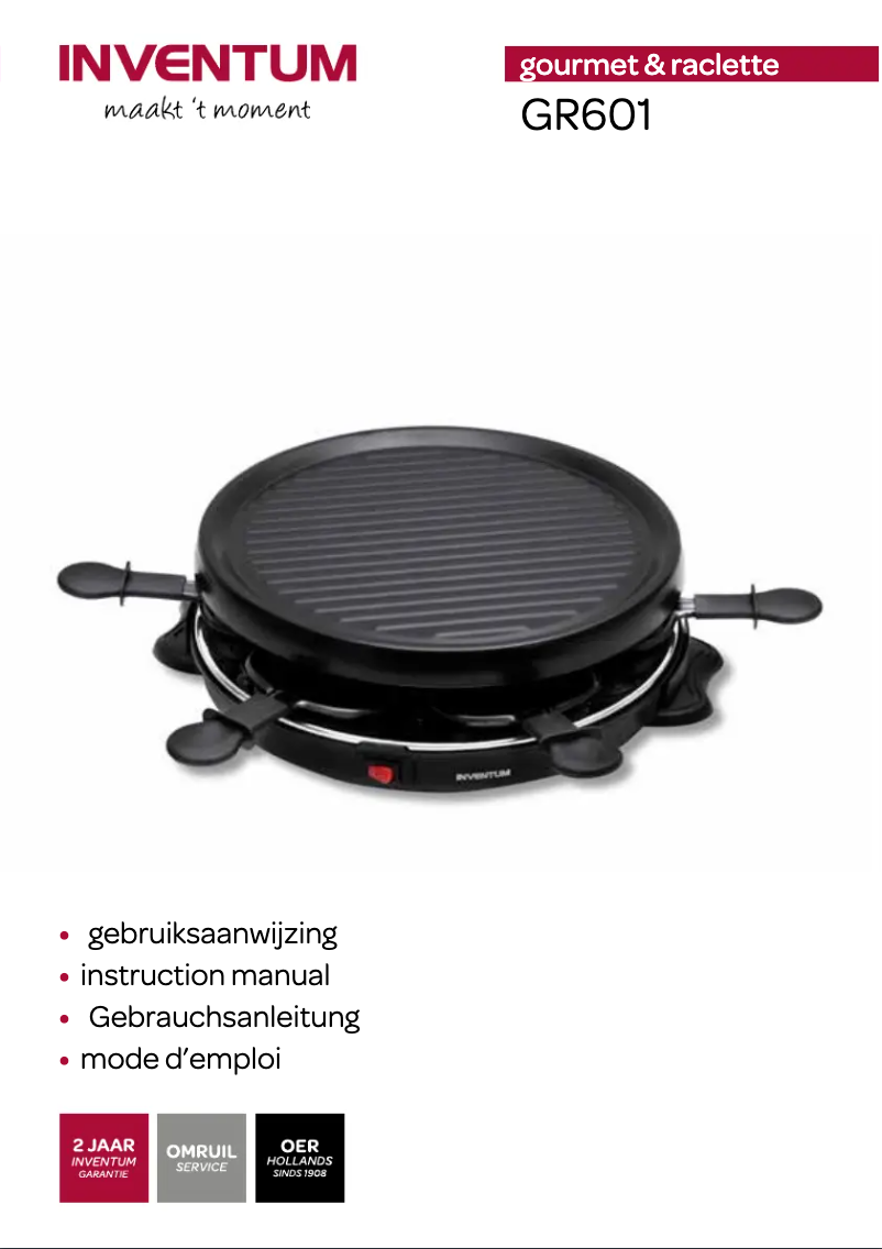 Image de la première page du manuel de l'appareil GR601