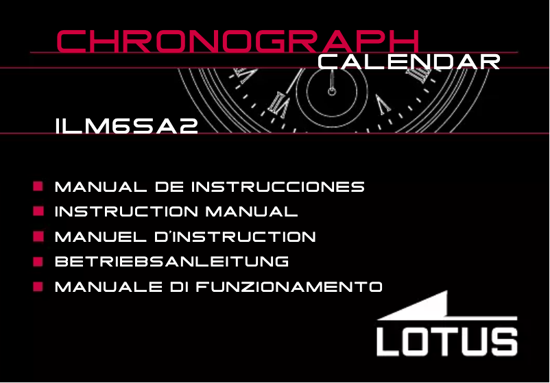 Page n°1 - Manuel utilisateur Lotus 10127