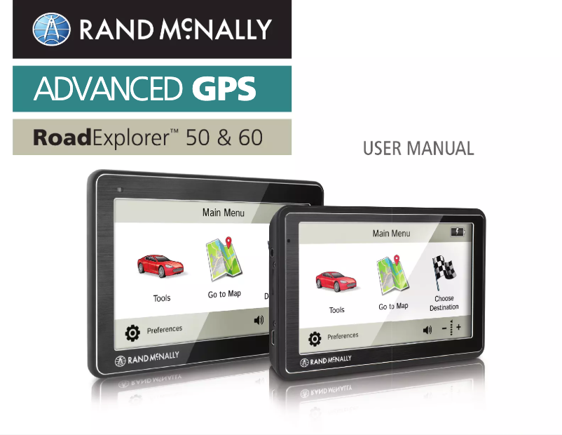 Page n°1 - Manuel utilisateur Rand McNally RoadExplorer 60