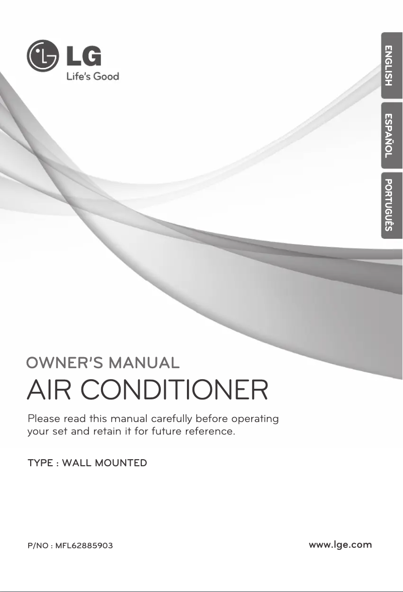 Page 1 de la notice Manuel utilisateur LG ASUW122HDW0