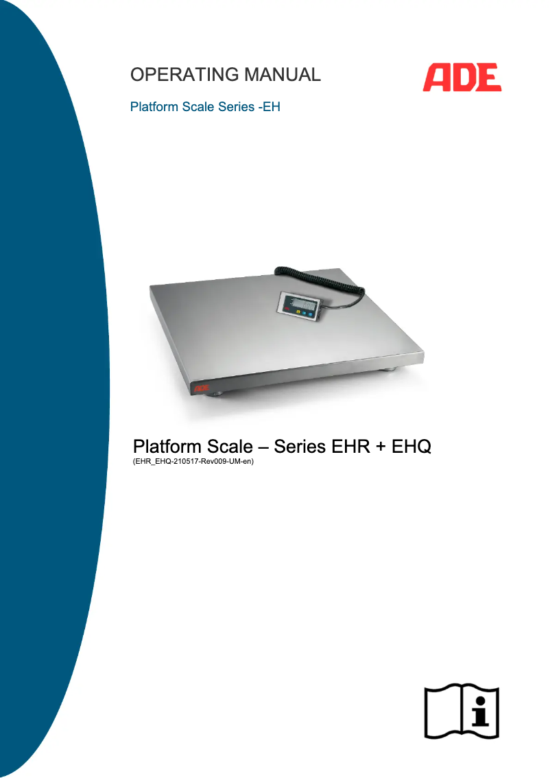 Page 1 de la notice Manuel utilisateur ADE EHR4