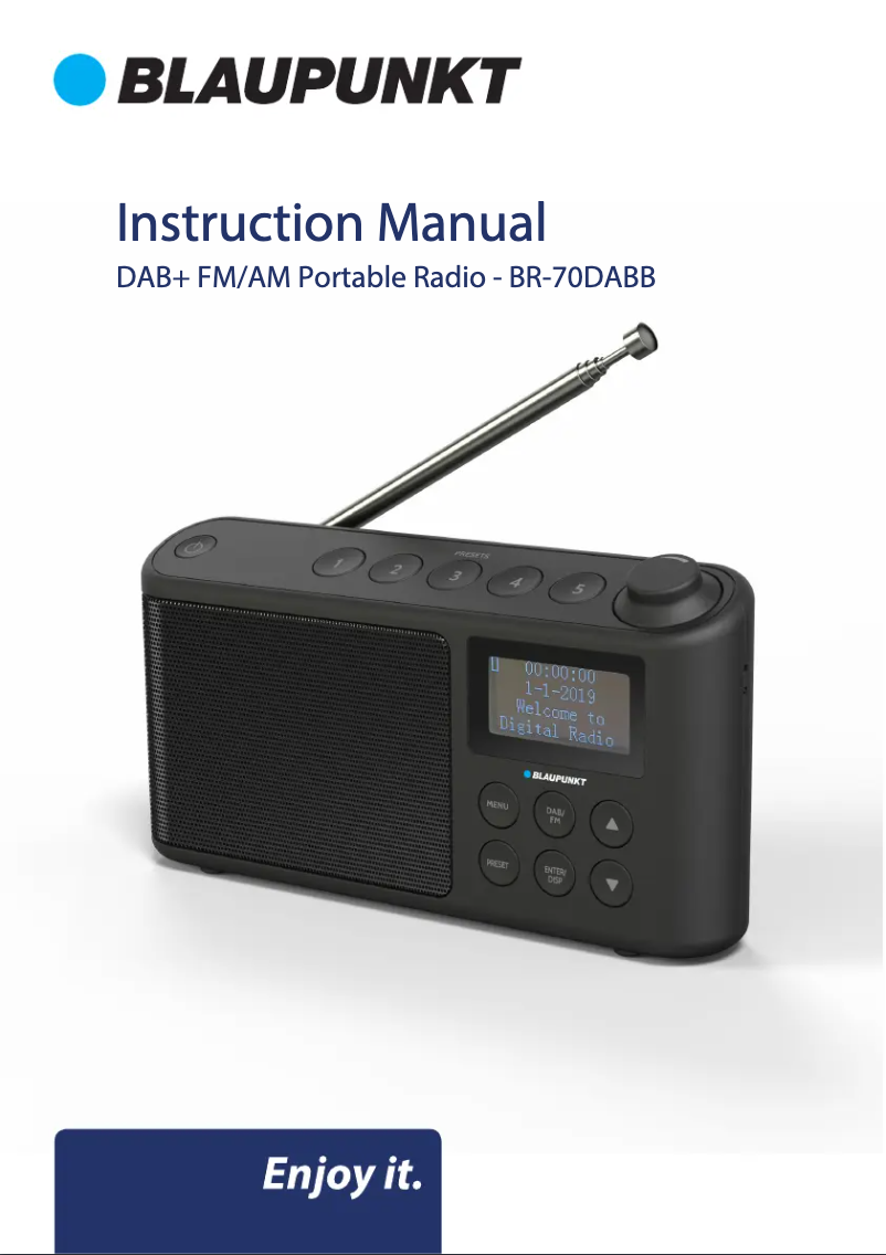 Image de la première page du manuel de l'appareil BR-70DABB