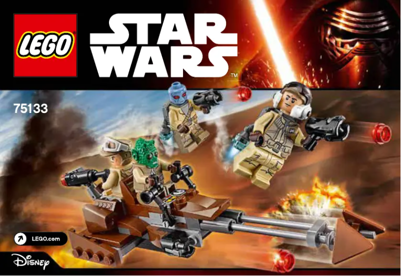 Page 1 de la notice Manuel utilisateur Lego Star Wars 75133