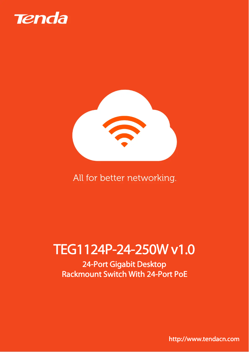 Image de la première page du manuel de l'appareil TEG1124P-24-250W